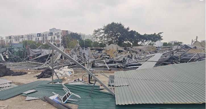 Chính thức: Cưỡng chế tháo dỡ cụm 22 sân pickleball lớn nhất Hà Nội