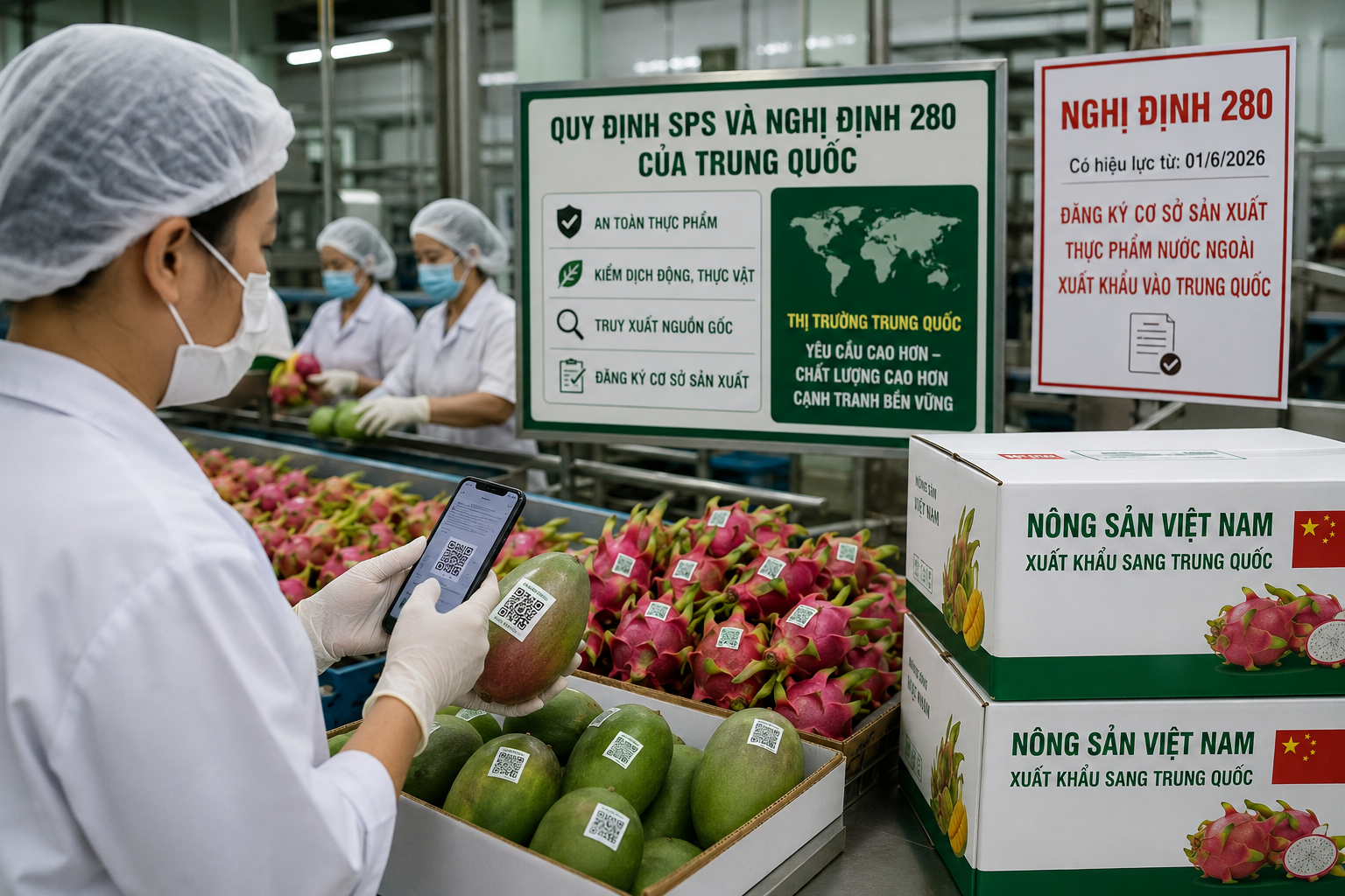 Nông sản Việt trước “hàng rào” mới từ Trung Quốc: Doanh nghiệp phải nâng chuẩn để giữ thị trường Nông sản Việt trước “hàng rào” mới từ Trung Quốc: Doanh nghiệp phải nâng chuẩn để giữ thị trường