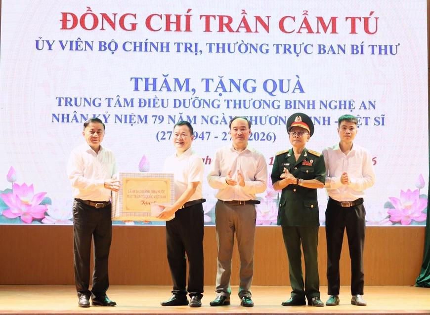 Thường trực Ban Bí thư: Chăm lo người có công là trách nhiệm của cả hệ thống chính trị và toàn xã hội