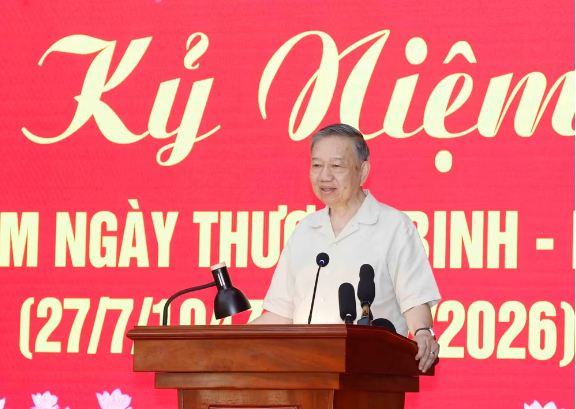 Tổng Bí thư, Chủ tịch nước Tô Lâm thăm, tặng quà thương binh, bệnh binh tại Bắc Ninh