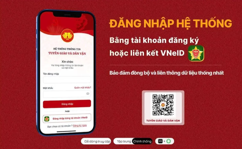 App Tuyên giáo và Dân vận: Nền tảng thông tin chính thống của Đảng trên không gian số