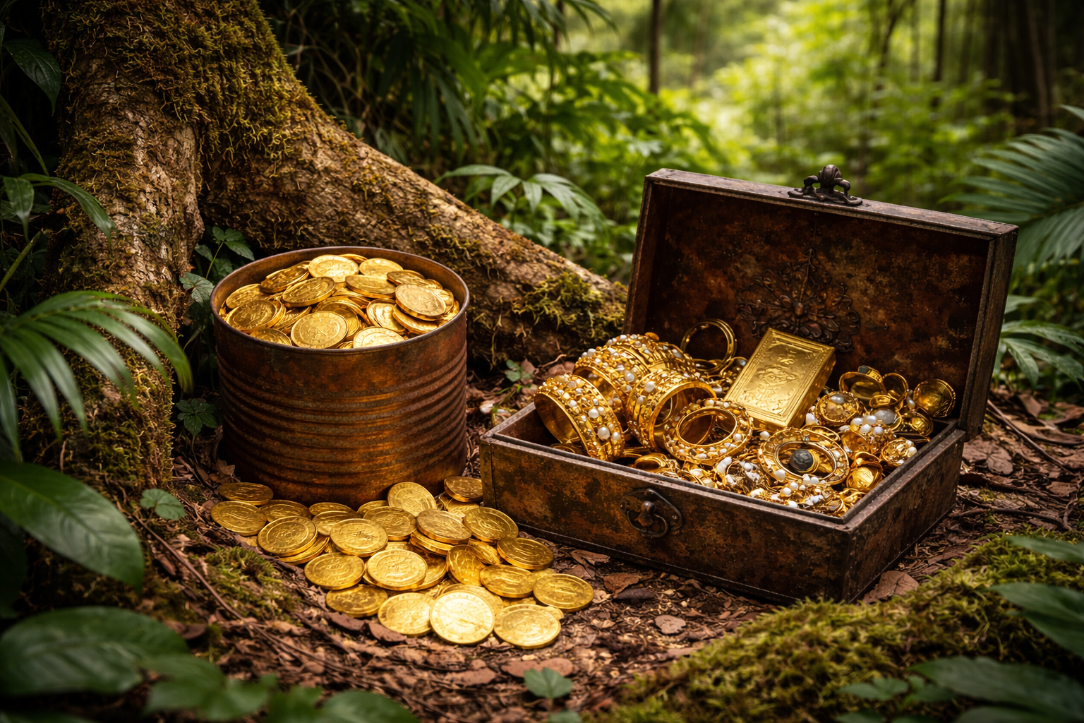 2 người đi bộ phát hiện ‘kho báu’ gồm tiền xu vàng và trang sức nặng 6,8kg, trị giá 8,6 tỷ đồng