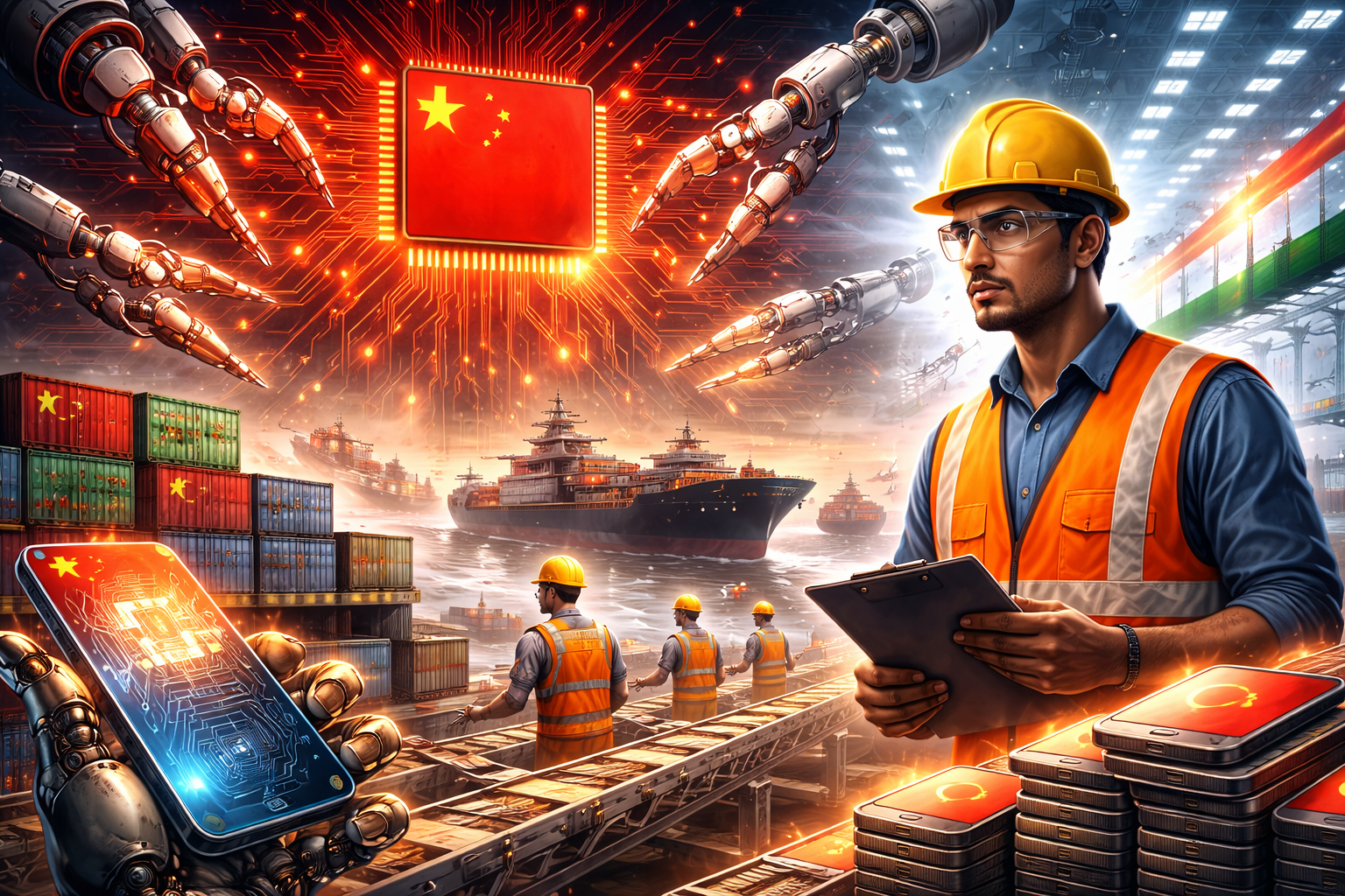 Trung Quốc nắm giữ 'nút cổ chai' công nghệ, Ấn Độ loay hoay viết lại giấc mơ công xưởng thế giới