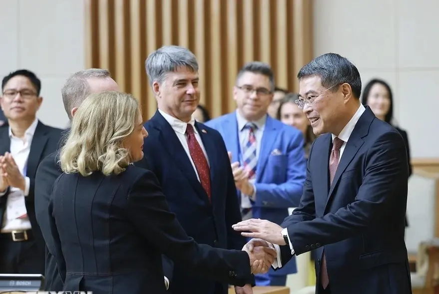 Thủ tướng Lê Minh Hưng làm việc với 52 doanh nghiệp hàng đầu Hoa Kỳ