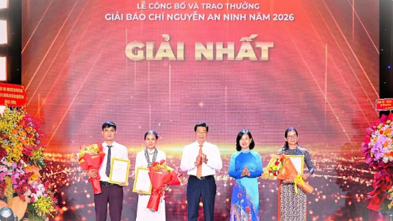 Vinh danh 42 tác phẩm xuất sắc tại Giải Báo chí Nguyễn An Ninh năm 2026 Vinh danh 42 tác phẩm xuất sắc tại Giải Báo chí Nguyễn An Ninh năm 2026