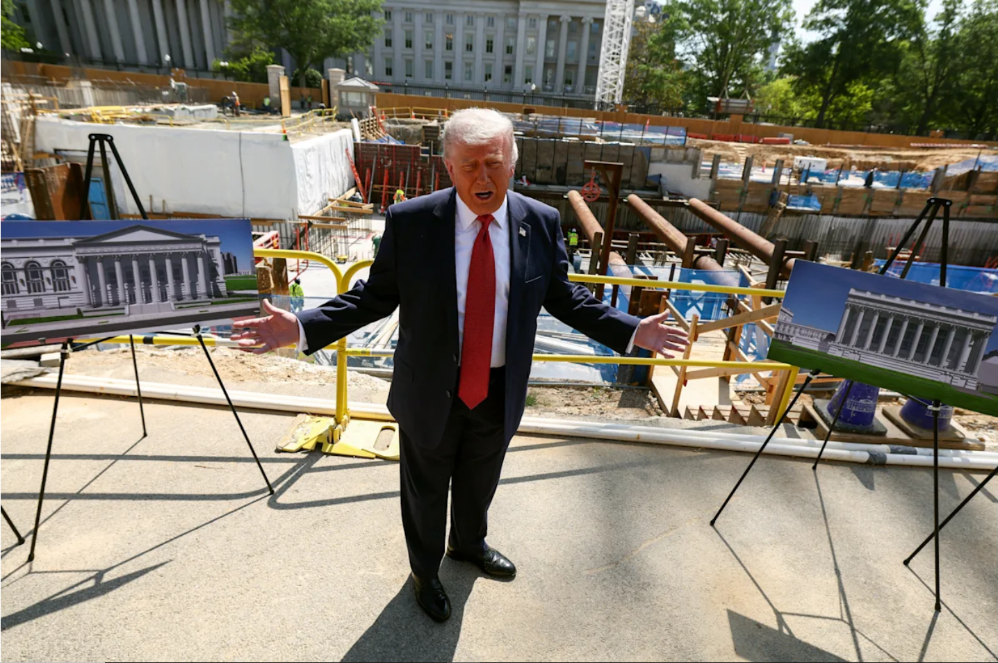 Ông Trump chi 600 triệu USD xây phòng khiêu vũ ở Nhà Trắng Ông Trump chi 600 triệu USD xây phòng khiêu vũ ở Nhà Trắng