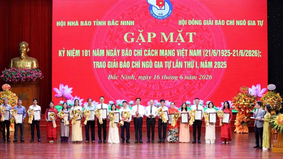Bắc Ninh kỷ niệm 101 năm Ngày Báo chí Cách mạng Việt Nam và trao Giải Báo chí Ngô Gia Tự lần thứ I