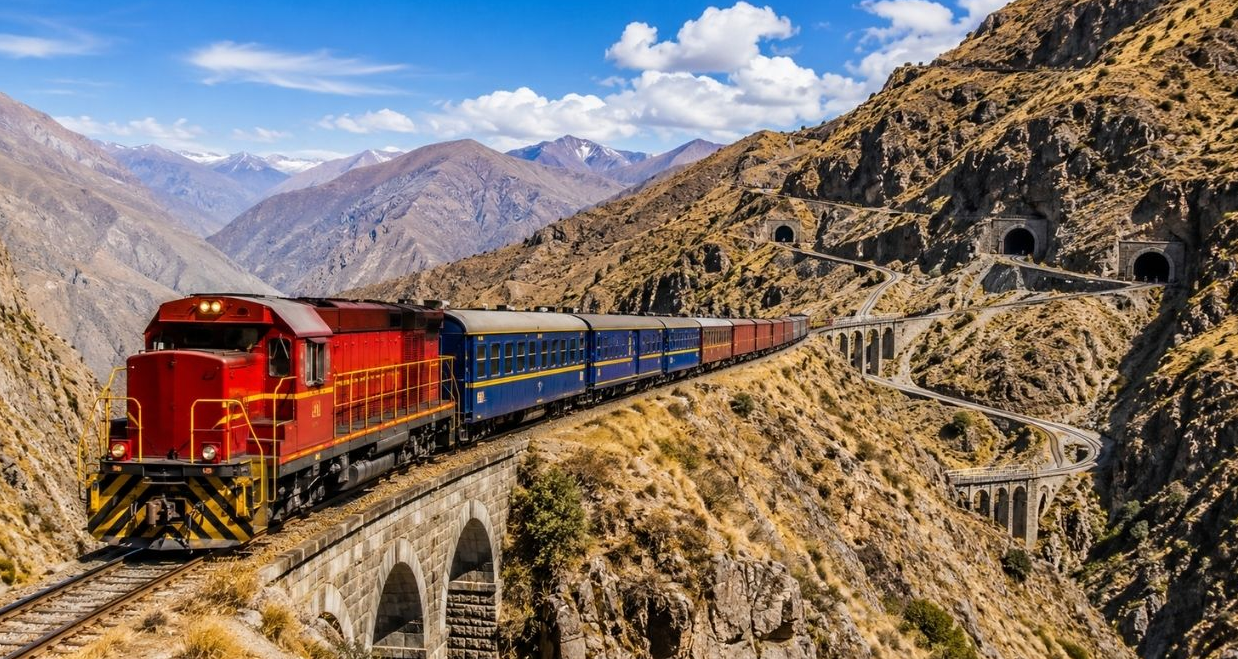 Huy động hàng nghìn công nhân xây dựng siêu dự án đường sắt dài 490km đi xuyên qua núi: Gồm 69 đường hầm, 58 cây cầu Huy động hàng nghìn công nhân xây dựng siêu dự án đường sắt dài 490km đi xuyên qua núi: Gồm 69 đường hầm, 58 cây cầu