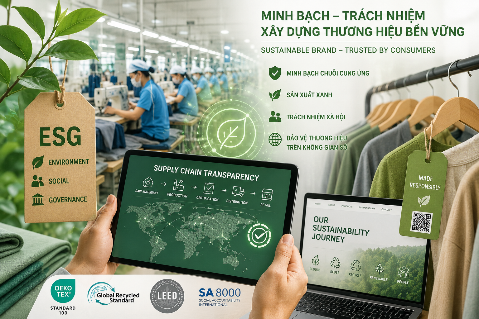 Minh bạch và ESG: “Lá chắn” bảo vệ thương hiệu Việt trong kỷ nguyên số