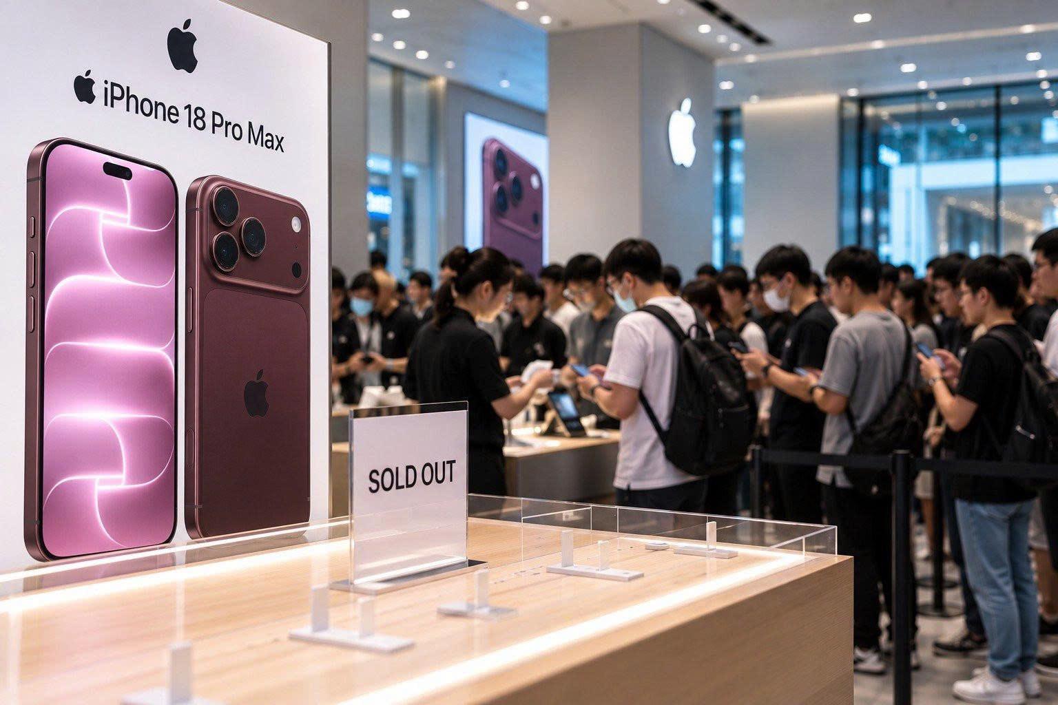 iPhone 18 chính thức mở bán: Người mua xếp hàng từ sáng sớm, nhiều phiên bản nhanh chóng hết suất giao
