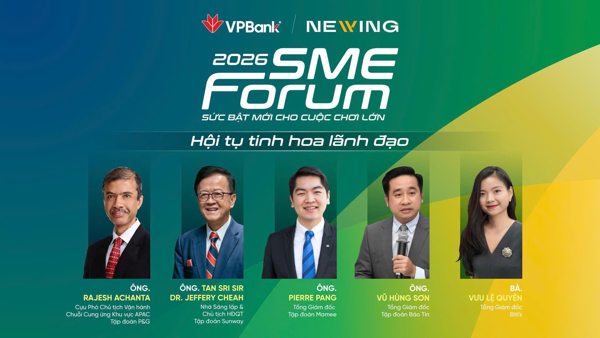 VPBank SME đồng hành cùng doanh nghiệp nâng chuẩn quản trị tại SME Forum 2026