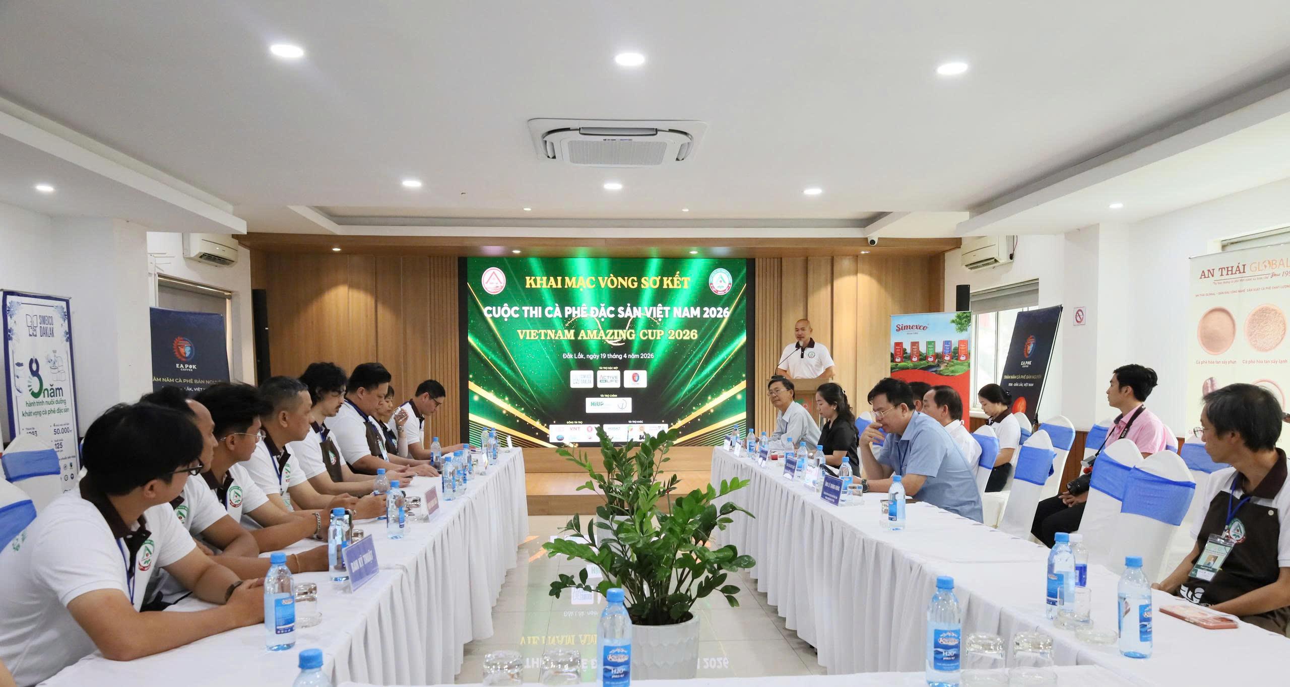 Khai mạc Vietnam Amazing Cup 2026: Nâng tầm thương hiệu cà phê đặc sản Việt