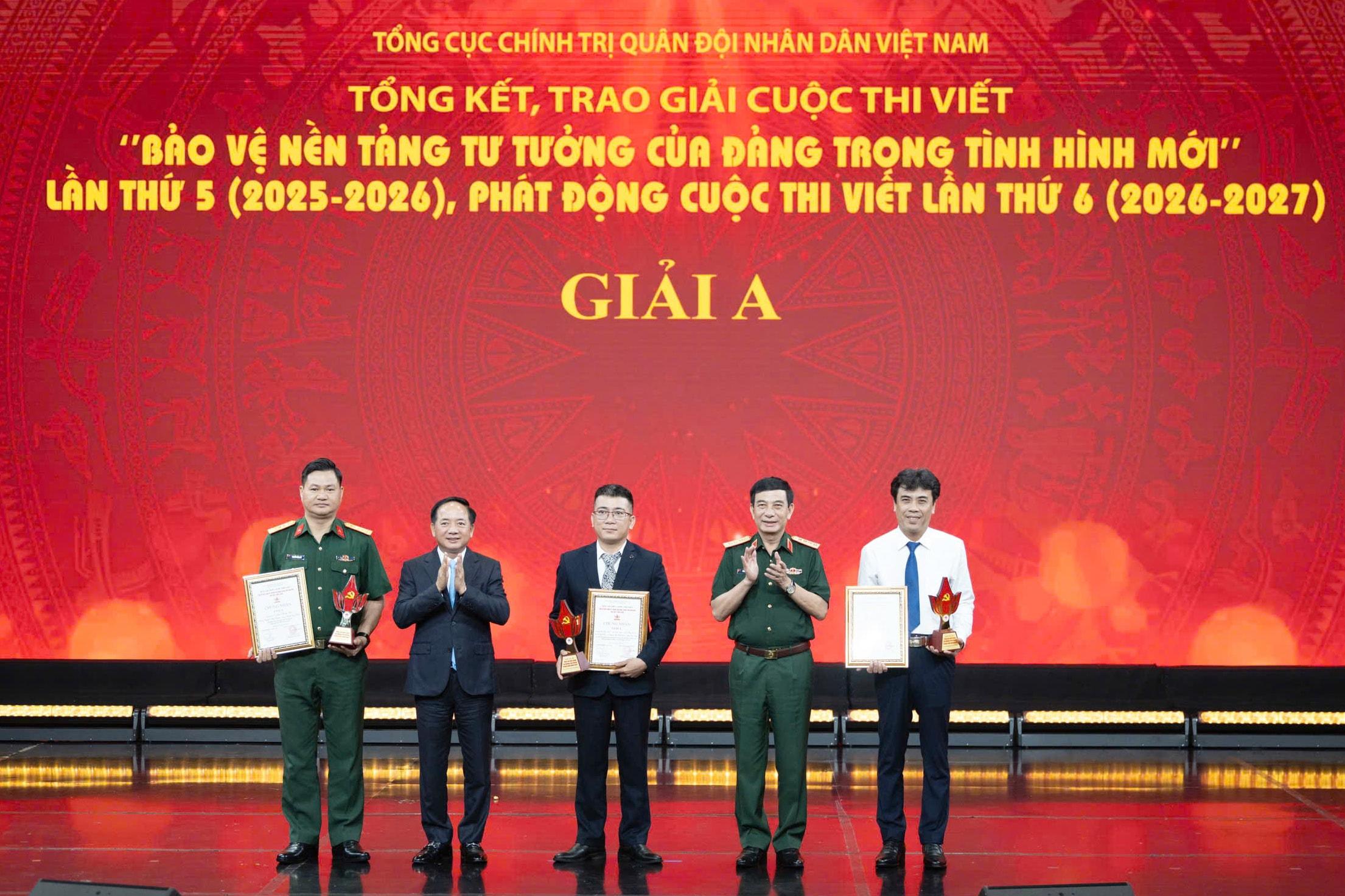 Trao giải cuộc thi bảo vệ nền tảng tư tưởng của Đảng: 31 tác phẩm xuất sắc được xướng tên