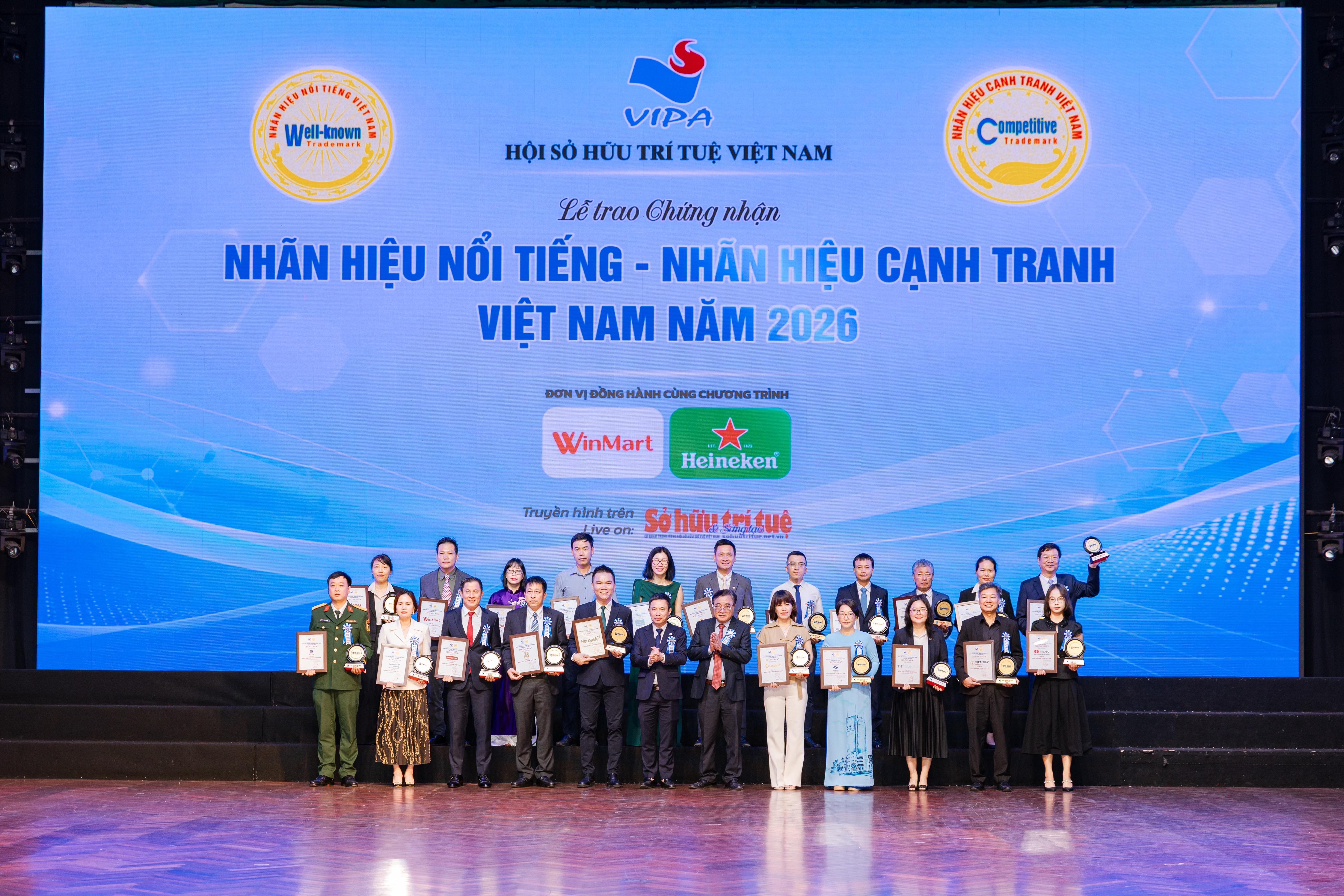 Sonadezi đạt Top 10 Nhãn hiệu nổi tiếng Việt Nam năm 2026 Sonadezi đạt Top 10 Nhãn hiệu nổi tiếng Việt Nam năm 2026