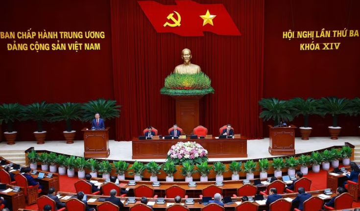 Thông cáo báo chí về ngày làm việc thứ hai Hội nghị Trung ương 3 khóa XIV Thông cáo báo chí về ngày làm việc thứ hai Hội nghị Trung ương 3 khóa XIV