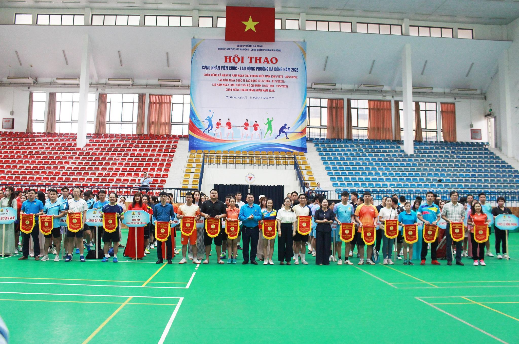 Tưng bừng Hội thao CNVCLĐ phường Hà Đông năm 2026 Tưng bừng Hội thao CNVCLĐ phường Hà Đông năm 2026