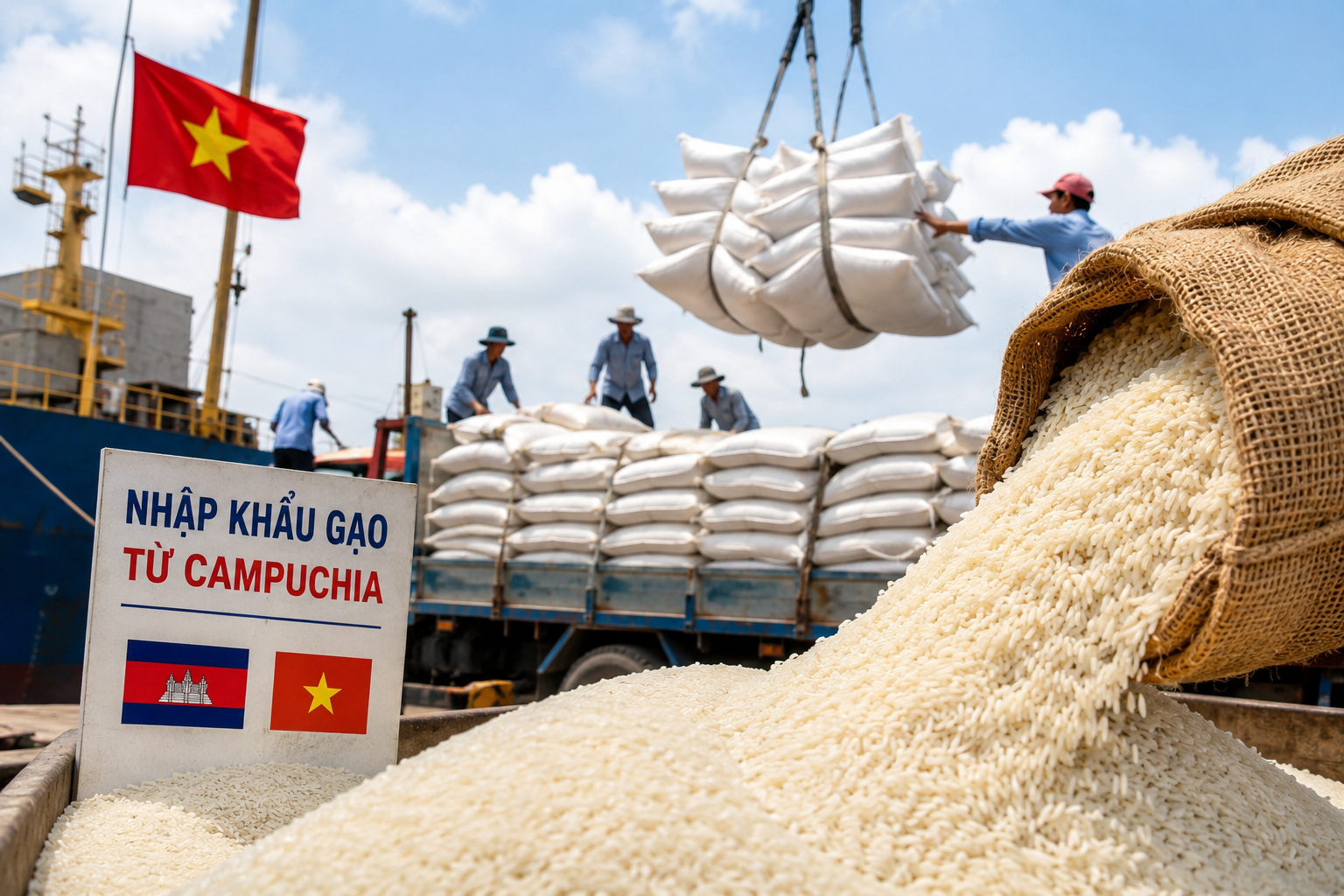 Việt Nam tăng nhập khẩu gần 4 triệu tấn gạo: Bước đi chiến lược để giữ vai trò trung tâm chế biến toàn cầu Việt Nam tăng nhập khẩu gần 4 triệu tấn gạo: Bước đi chiến lược để giữ vai trò trung tâm chế biến toàn cầu