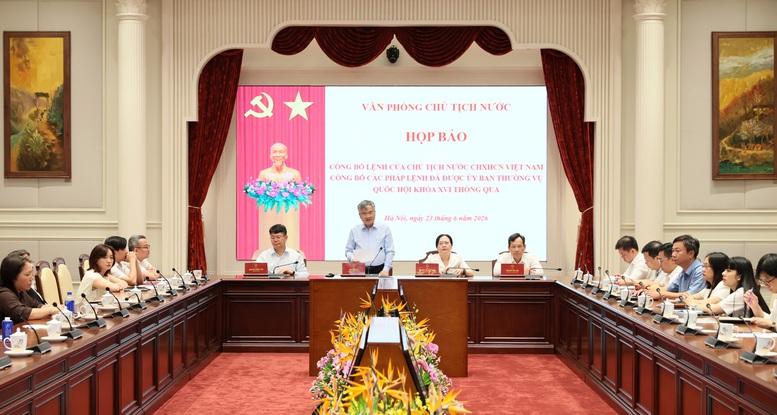 Công bố Lệnh của Chủ tịch nước về 2 Pháp lệnh sẽ có hiệu lực vào 1/7/2026