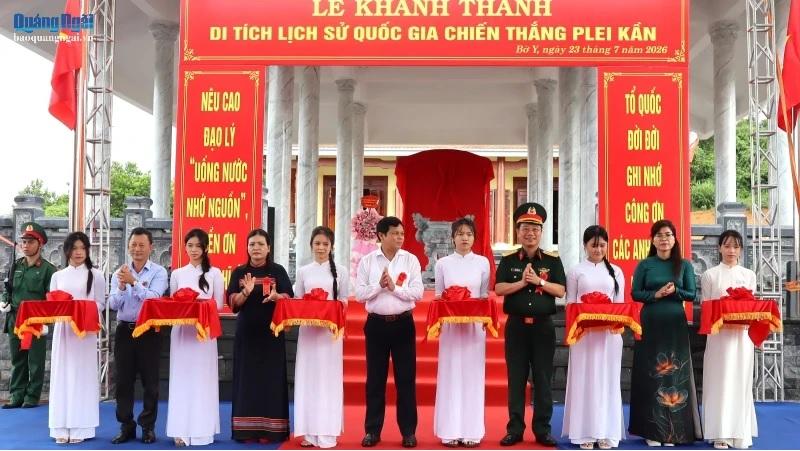 Chính thức khánh thành Di tích lịch sử Quốc gia rộng 5.500m2, nằm gần khu vực ngã ba Đông Dương Chính thức khánh thành Di tích lịch sử Quốc gia rộng 5.500m2, nằm gần khu vực ngã ba Đông Dương