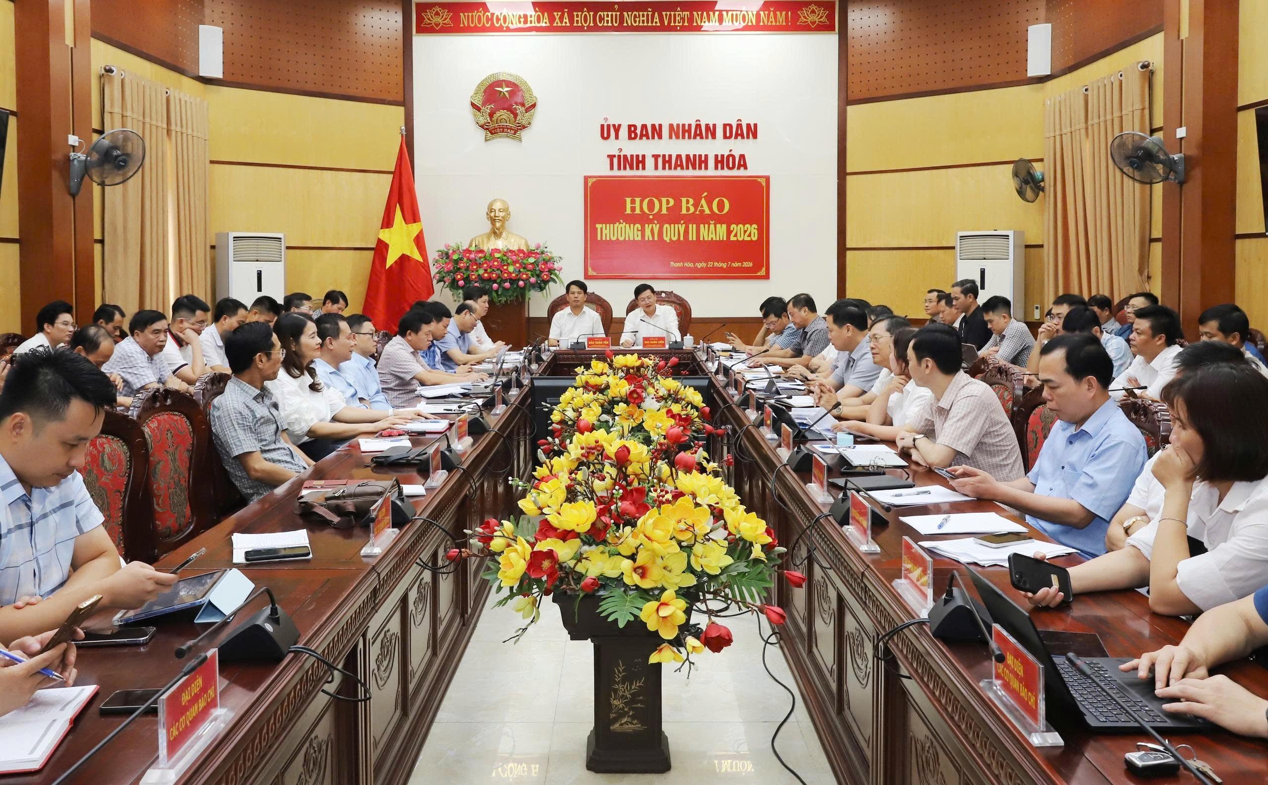 Thanh Hóa đặt mục tiêu tăng trưởng GRDP bình quân từ 11% trở lên trong giai đoạn 2026–2030 Thanh Hóa đặt mục tiêu tăng trưởng GRDP bình quân từ 11% trở lên trong giai đoạn 2026–2030