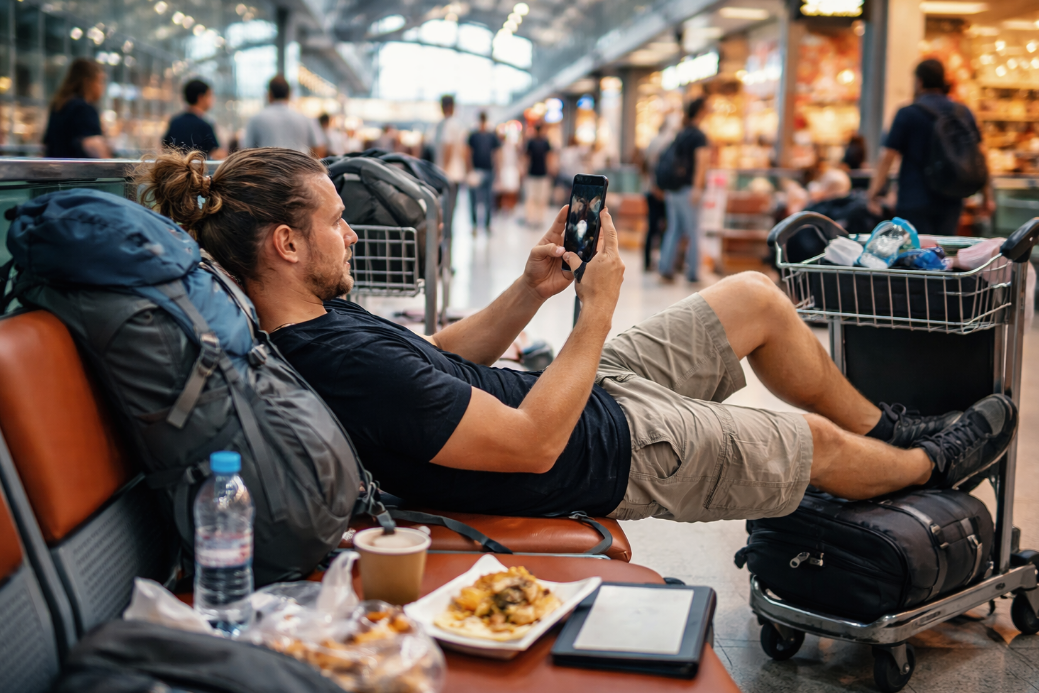 Người đàn ông ở lại sân bay 10 ngày vì giá vé máy bay tăng cao, thực hư thế nào?