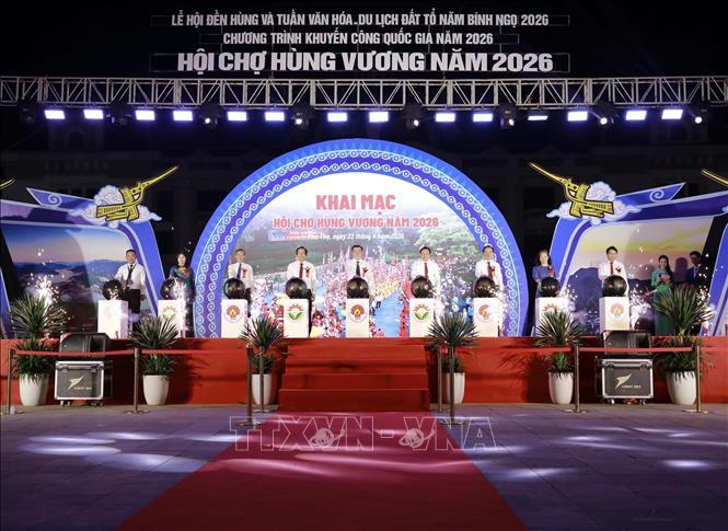 Hội chợ Hùng Vương: Điểm hẹn xúc tiến thương mại quy mô lớn trên Đất Tổ