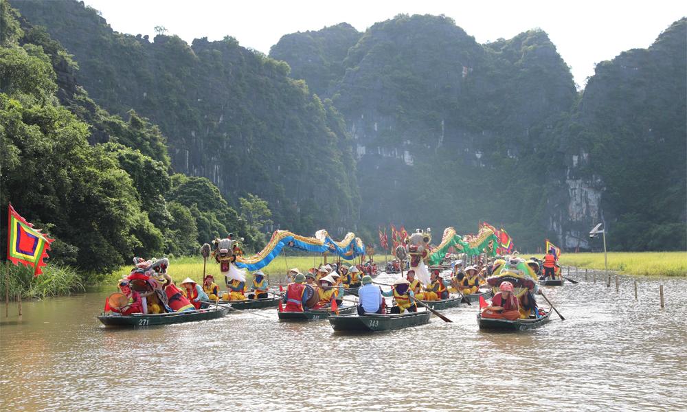 Lễ hội Sắc vàng Tam Cốc mang đậm bản sắc văn hóa nông nghiệp Lễ hội Sắc vàng Tam Cốc mang đậm bản sắc văn hóa nông nghiệp
