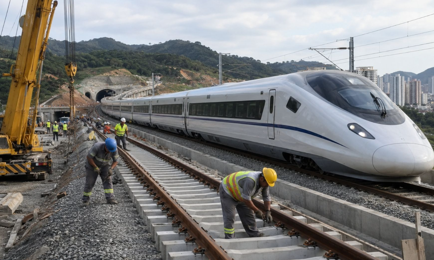 Dự án đường sắt cao tốc dài 417km nối 2 thành phố lớn chậm tiến độ, vốn đầu tư gần 260.000 tỷ đồng