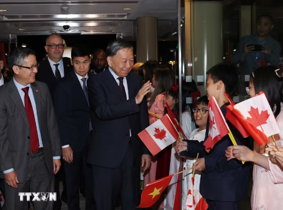 Tổng Bí thư, Chủ tịch nước Tô Lâm bắt đầu chuyến thăm cấp Nhà nước tới Canada