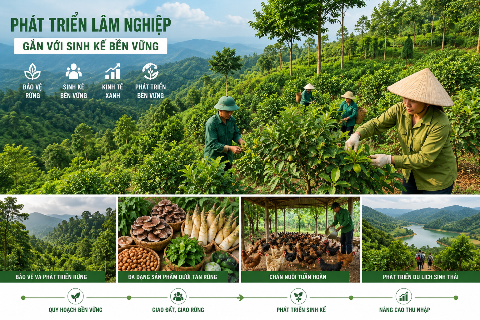 Hà Nội hướng tới chuỗi giá trị lâm nghiệp xanh và bền vững Hà Nội hướng tới chuỗi giá trị lâm nghiệp xanh và bền vững