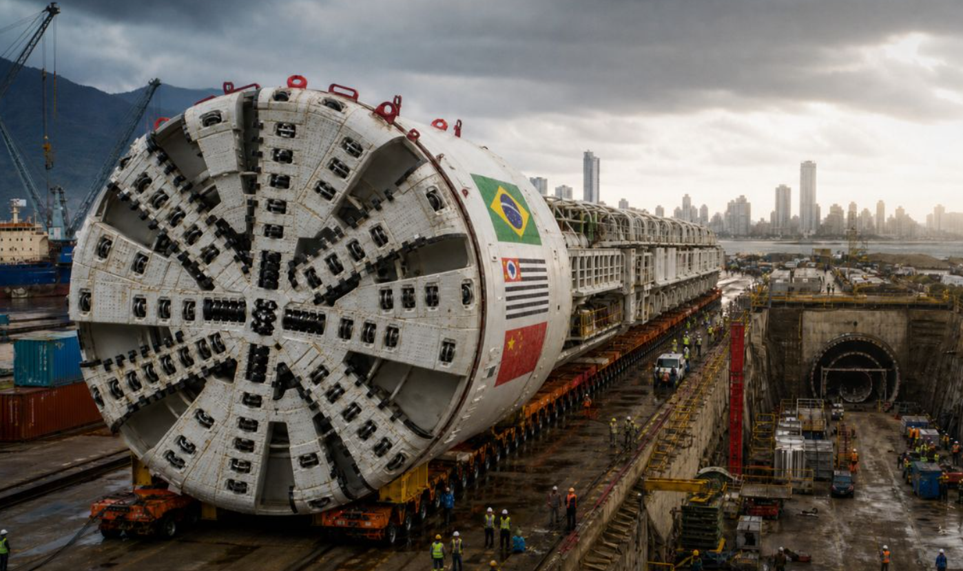Huy động máy đào hầm TBM nặng 2.600 tấn của Trung Quốc để đào đường hầm dài 7km, mở đường cho tuyến metro mới