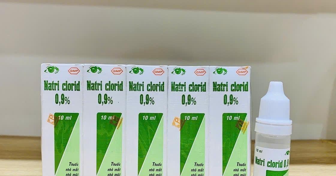 Cục Quản lý Dược xử phạt công ty Pharmedic vì lô thuốc nhỏ mắt Natri clorid 0,9% có cặn