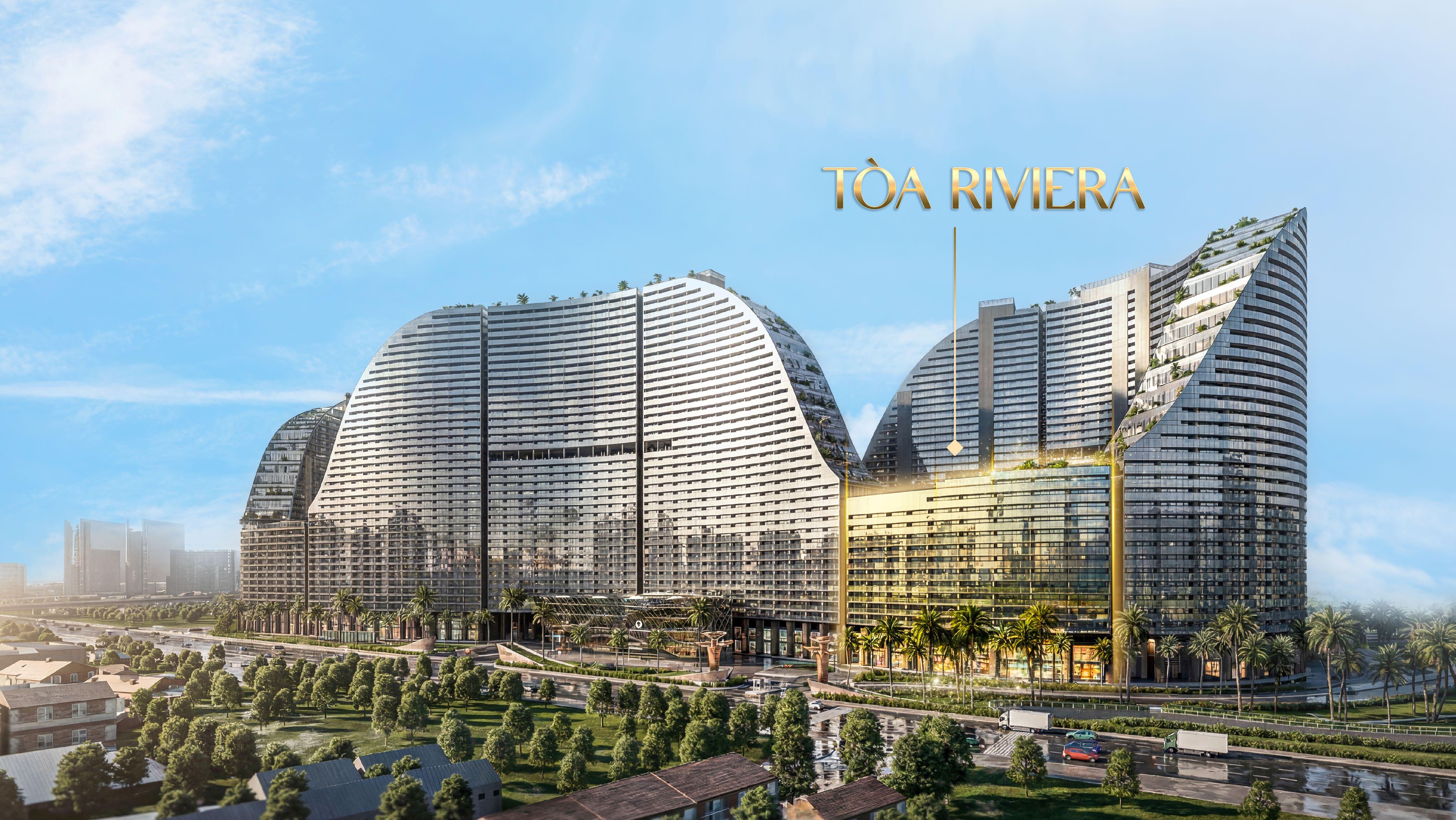 Lộ diện tòa Riviera - cửa ngõ của tổ hợp 12 tòa tháp ven sông Noble Crystal Riverside tại khu Nam Tp.HCM Lộ diện tòa Riviera - cửa ngõ của tổ hợp 12 tòa tháp ven sông Noble Crystal Riverside tại khu Nam Tp.HCM