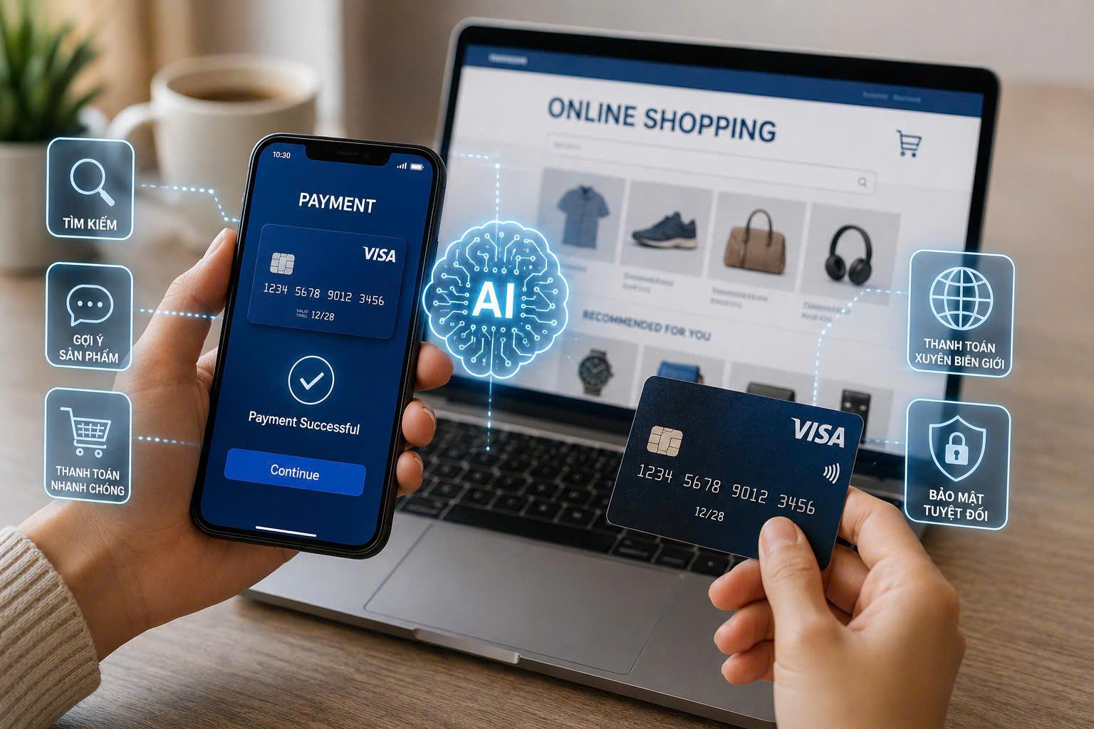 Người Việt đẩy nhanh xu hướng mua sắm AI và thanh toán số