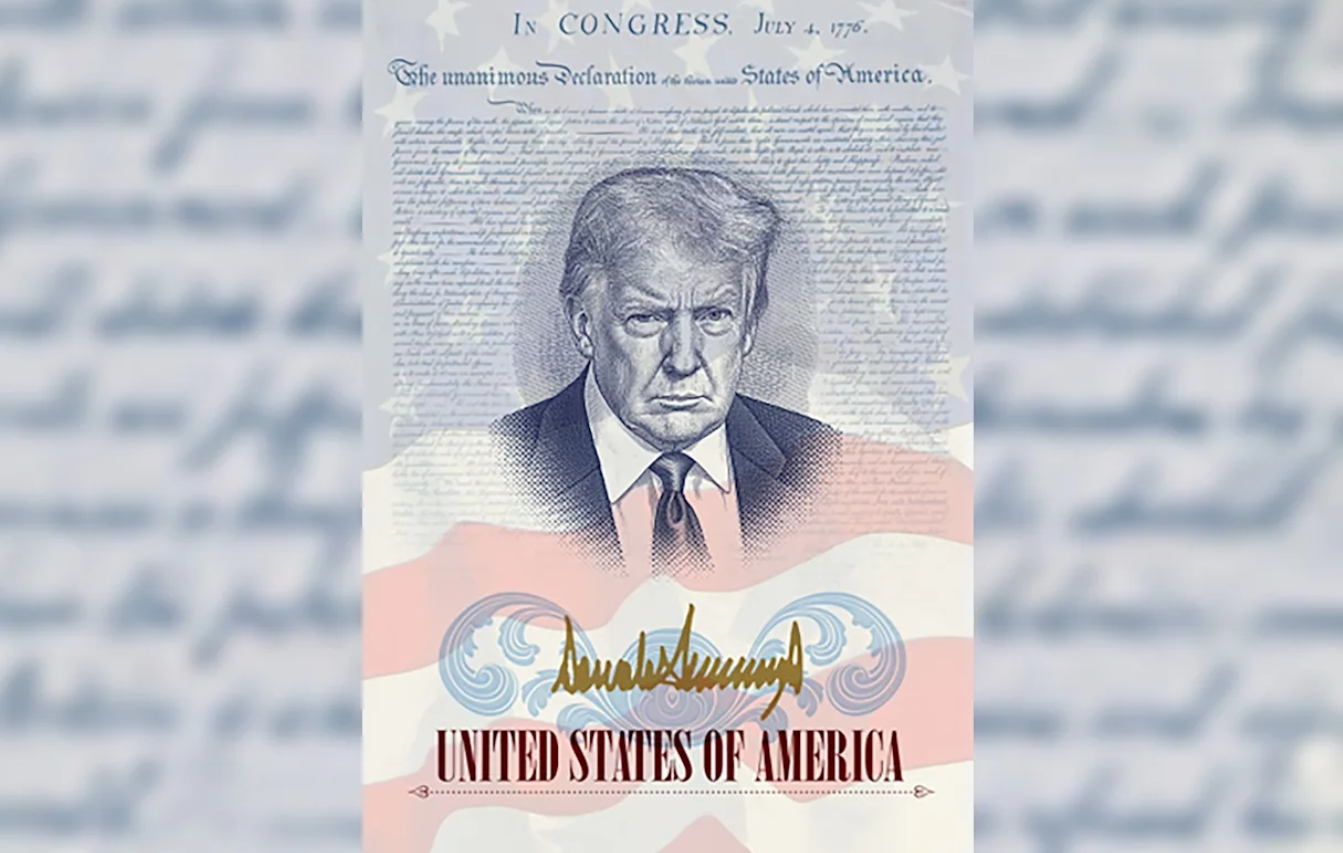 Lần đầu trong lịch sử, Mỹ chuẩn bị phát hành hộ chiếu in hình ông Trump