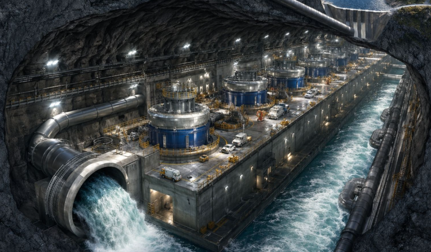 Đào đường hầm dài 27km dưới lòng đất, biến 2 hồ chứa thành hệ thống 'pin ngầm' 2.200MW: Tuổi thọ lên tới 150 năm, vốn đầu tư hơn 300.000 tỷ đông