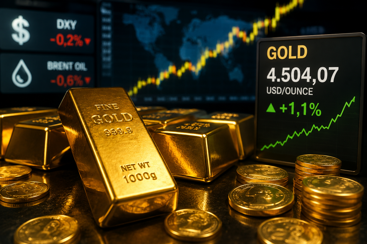 Giá vàng thế giới bật tăng trở lại sau thông tin Mỹ - Iran gia hạn ngừng bắn
