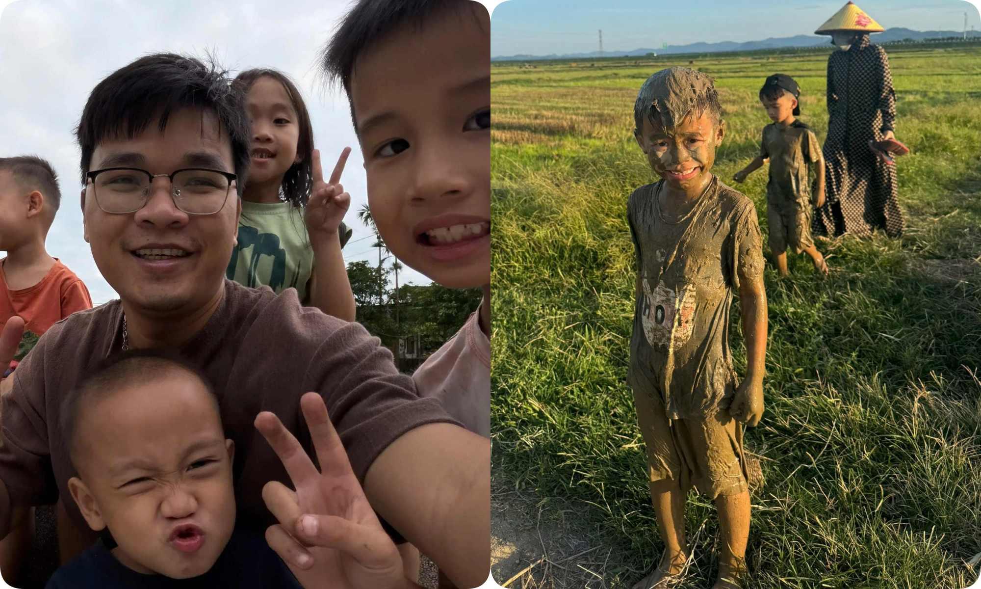 Lớp học hè cho trẻ đi lội bùn, bắt cá ở quê 'gây sốt' mạng xã hội