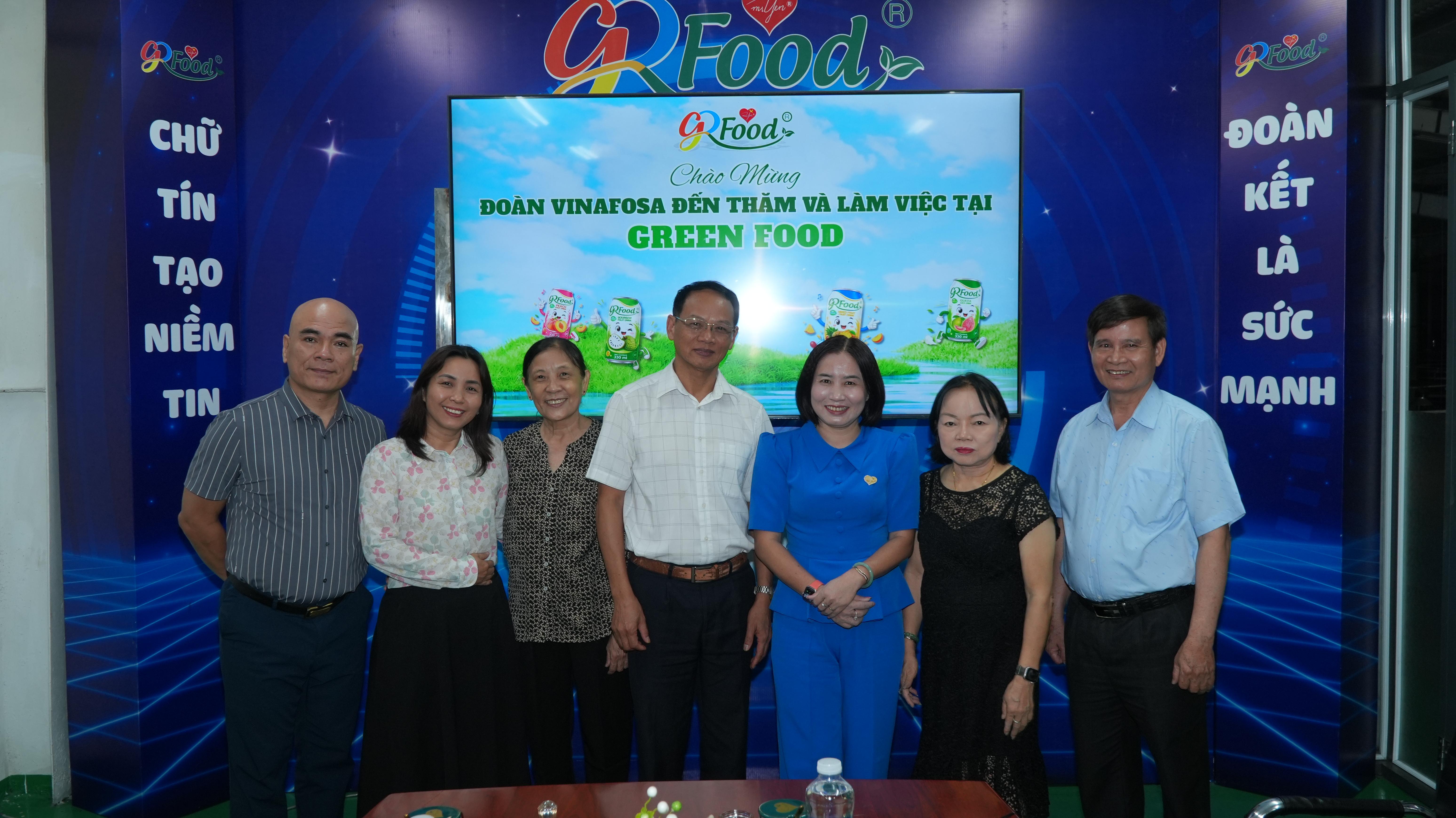 Lãnh đạo VINAFOSA thăm và làm việc tại Công ty GREEN FOOD