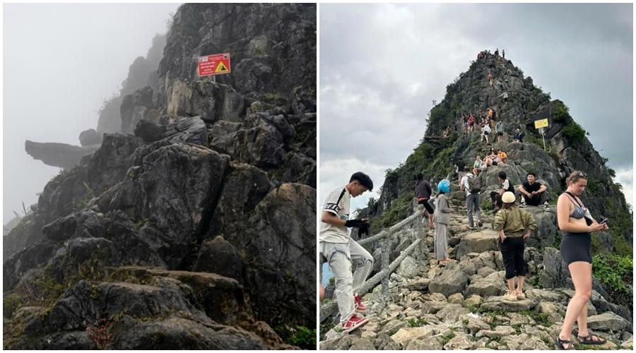 Tuyên Quang tạm dừng đón khách tại "mỏm đá sống ảo" để bảo đảm an toàn