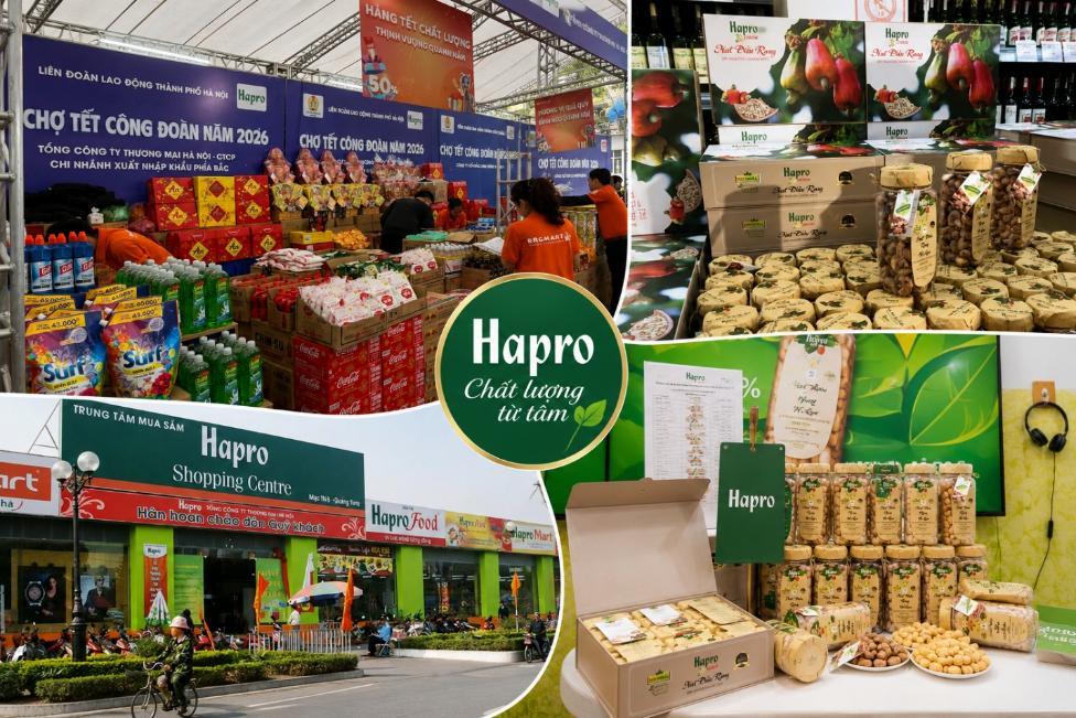 Nâng tầm thương hiệu nông sản Việt từ dòng sản phẩm hạt điều rang Hapro