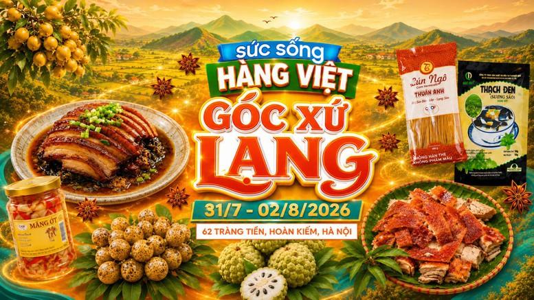 "Sức sống hàng Việt" mang hương vị xứ Lạng đến người tiêu dùng Thủ đô