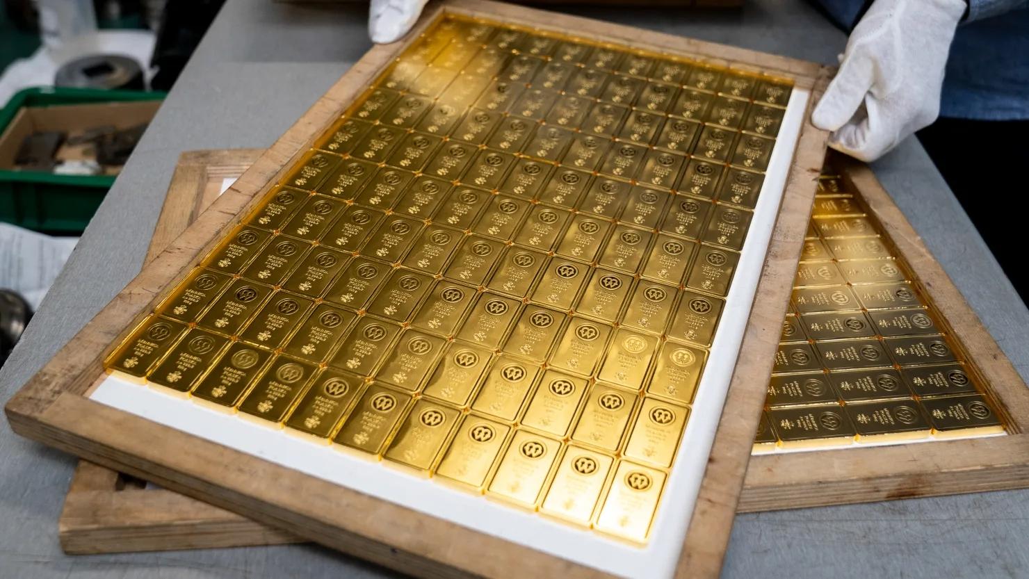 Giá vàng giảm mạnh nhất kể từ 2008 Giá vàng giảm mạnh nhất kể từ 2008