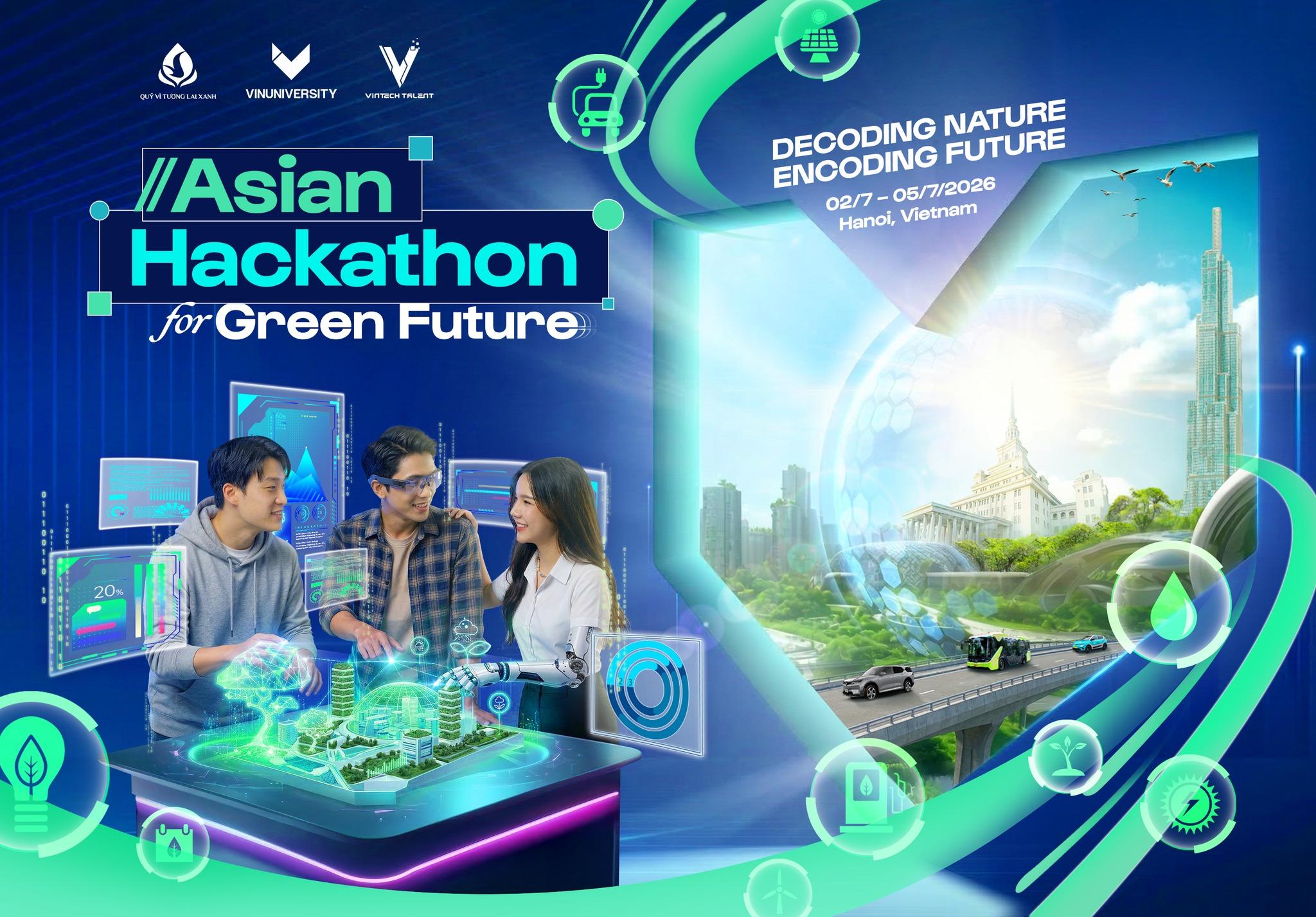Phát động cuộc thi Asian Hackathon for Green Future 2026 với tổng giải thưởng 24.000 USD