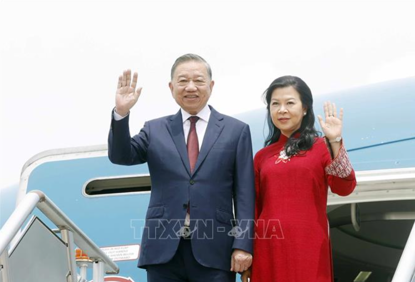Tổng Bí thư, Chủ tịch nước Tô Lâm và Phu nhân đến thủ đô Manila thăm cấp Nhà nước Cộng hòa Philippines Tổng Bí thư, Chủ tịch nước Tô Lâm và Phu nhân đến thủ đô Manila thăm cấp Nhà nước Cộng hòa Philippines