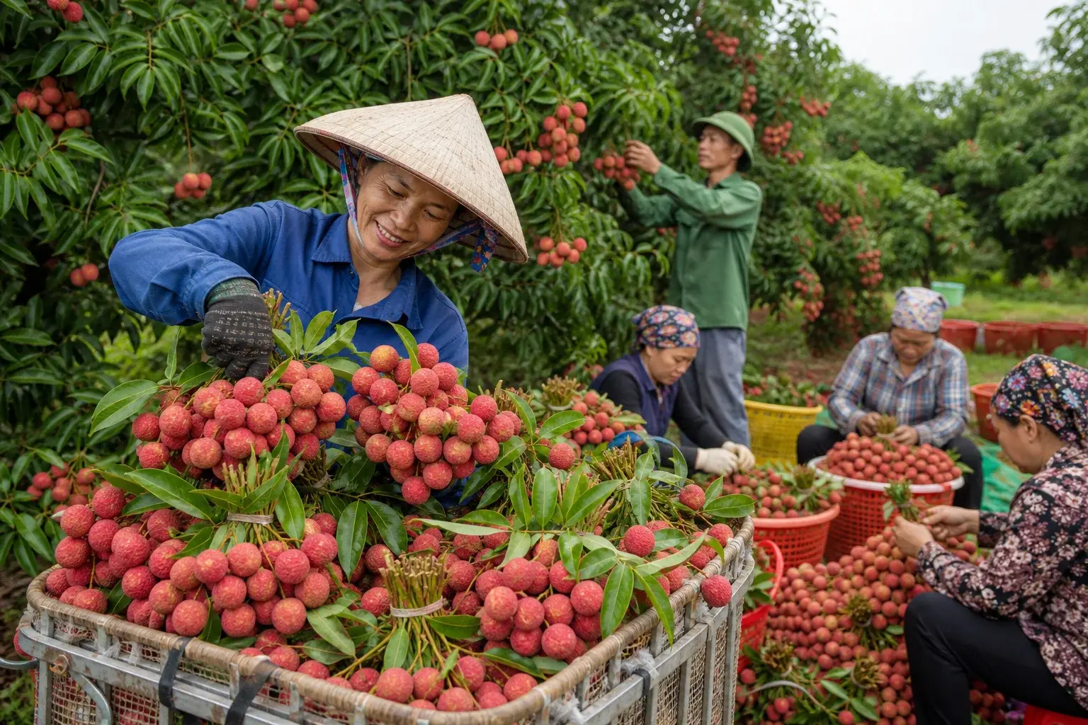 Vụ vải Bắc Ninh thu hơn 9.000 tỷ đồng dù sản lượng giảm