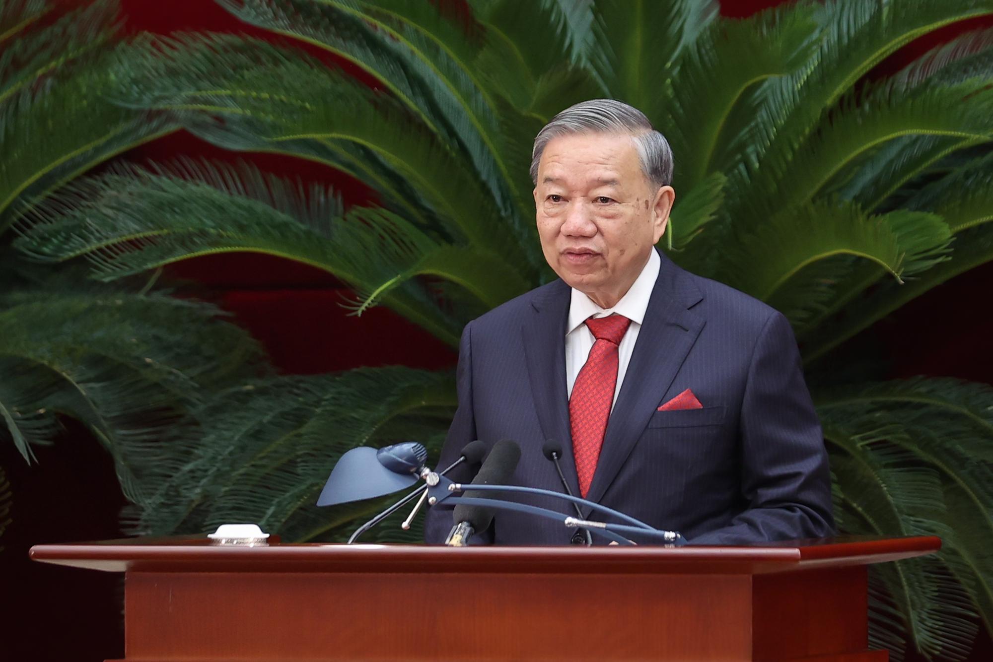 Toàn văn phát biểu của Tổng Bí thư Tô Lâm khai mạc Hội nghị Trung ương 15 Khóa XIII