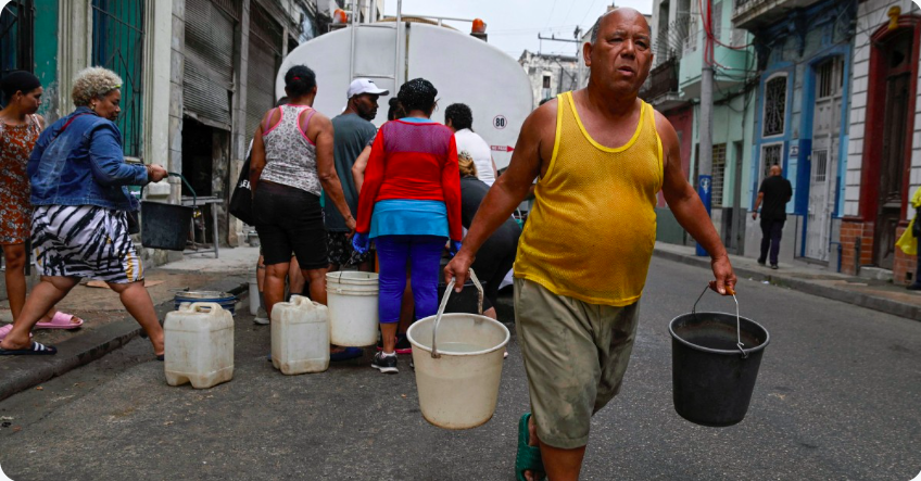 Thiếu dầu, mất điện: Thủ đô Cuba 'tê liệt' nguồn nước