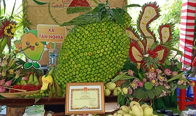 Mãn nhãn trái cây tạo hình ở "vương quốc" xoài Cao Lãnh