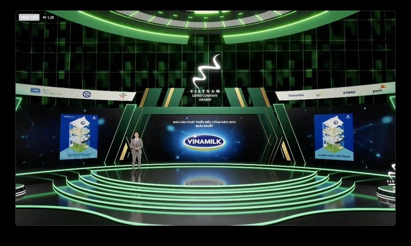 Vinamilk được trao Giải nhất Báo cáo Phát triển bền vững – Chương trình bình chọn Doanh nghiệp niêm yết 2021